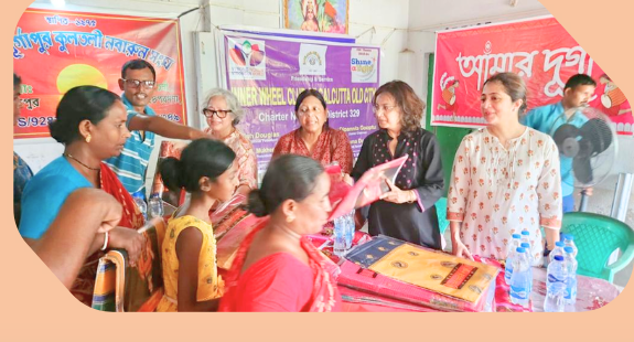 Saree Distribution Maitip Sundarban