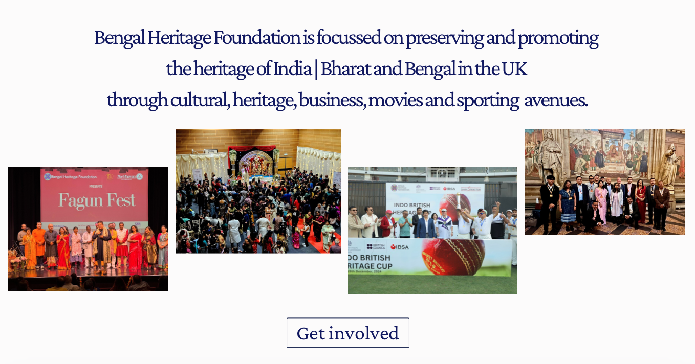Bengal Heritage Foundation Home section